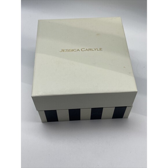 Jessica Carlyle Blue & Gold Bow Watch With Matching Key Chain/Fob Gift Set New - Picture 5 of 5